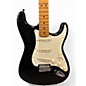 Used 1998 Fender Standard Stratocaster Black Solid Body Electric Guitar