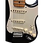 Used 1998 Fender Standard Stratocaster Black Solid Body Electric Guitar
