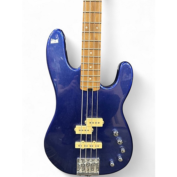 Used 2021 Charvel Pro Mod San Dimas PJ Mystic Blue Electric Bass Guitar