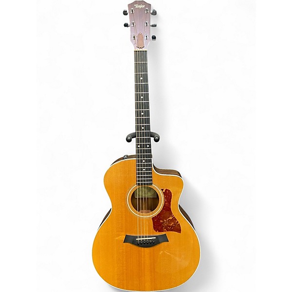 Used Taylor 214CE Natural Acoustic Electric Guitar
