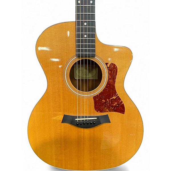 Used Taylor 214CE Natural Acoustic Electric Guitar