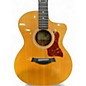 Used Taylor 214CE Natural Acoustic Electric Guitar