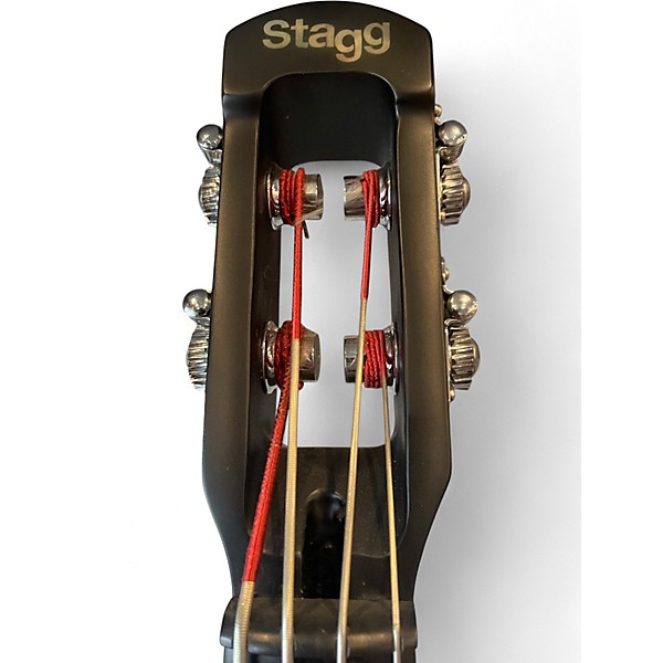 Used Stagg HDB200 WITH STAND Natural Upright Bass