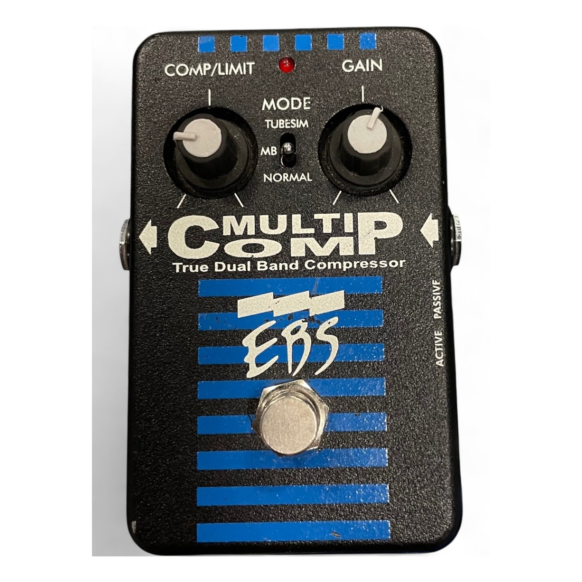 Used EBS MultiComp True Dual Band Compressor Bass Effect Pedal