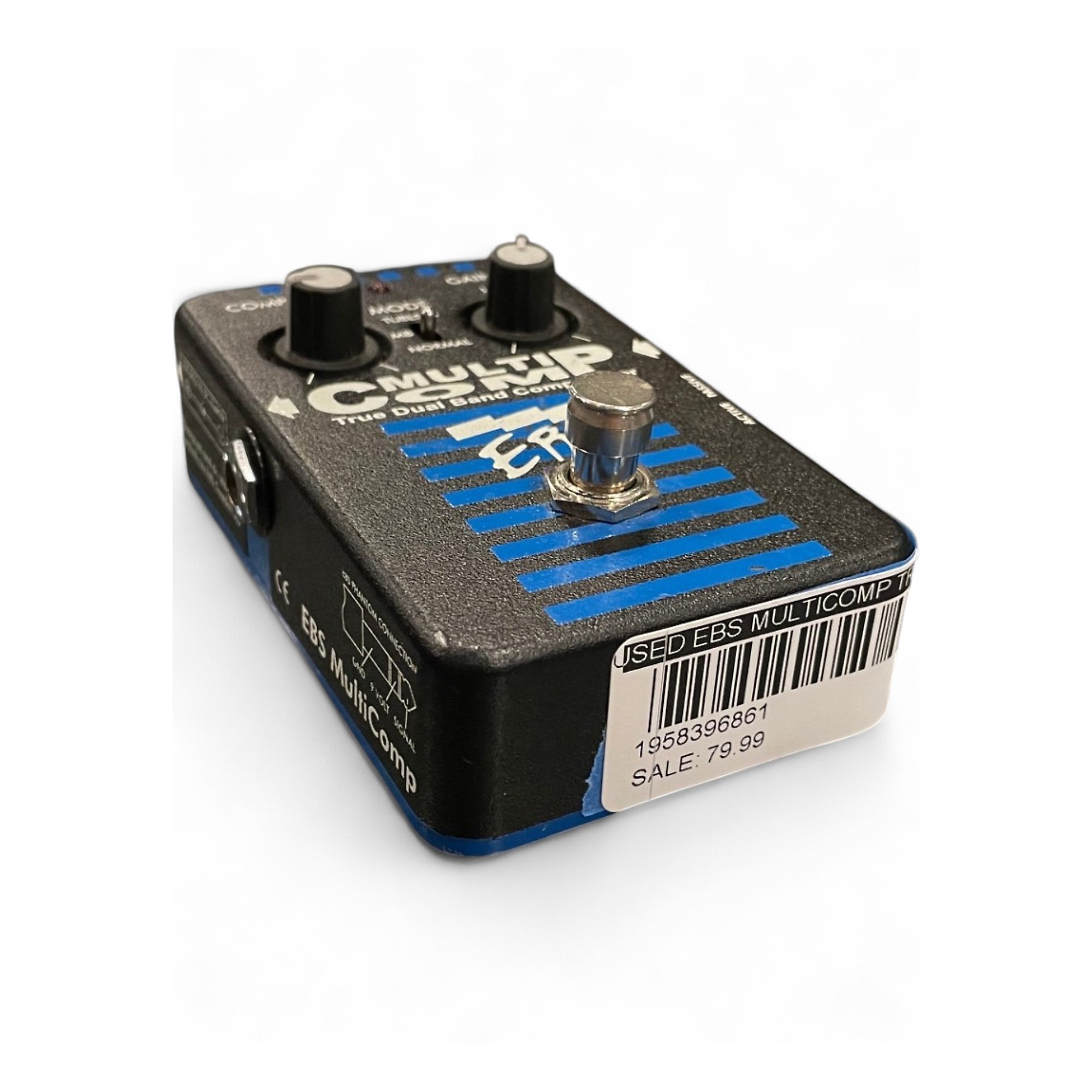 Used EBS MultiComp True Dual Band Compressor Bass Effect Pedal