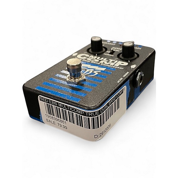 Used EBS MultiComp True Dual Band Compressor Bass Effect Pedal