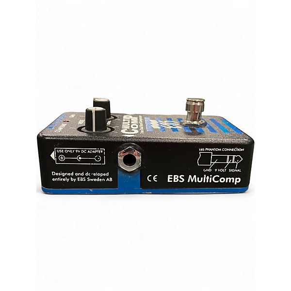 Used EBS MultiComp True Dual Band Compressor Bass Effect Pedal