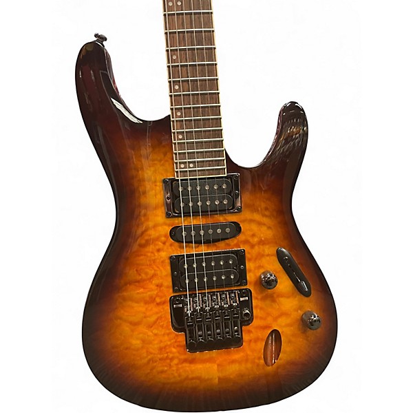 Used Ibanez S670QM Dragon Eye Solid Body Electric Guitar