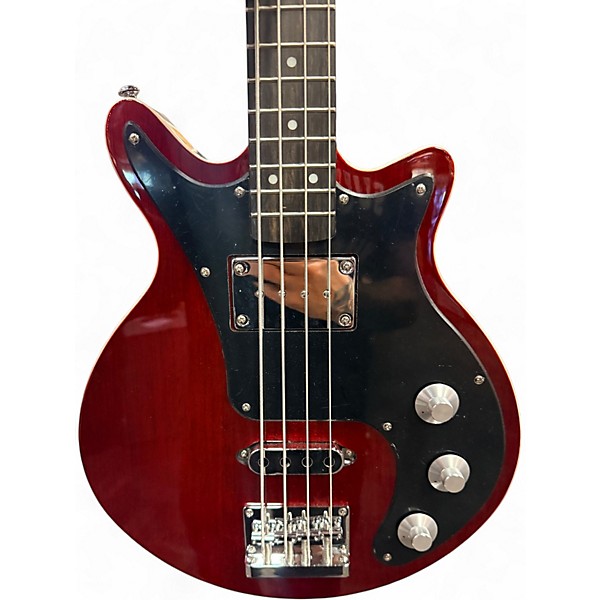 Used Brian May Guitars Bass Limited Edition Cherry Electric Bass Guitar