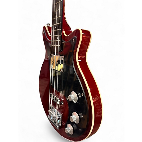 Used Brian May Guitars Bass Limited Edition Cherry Electric Bass Guitar