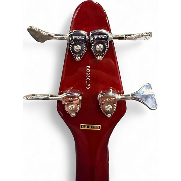 Used Brian May Guitars Bass Limited Edition Cherry Electric Bass Guitar