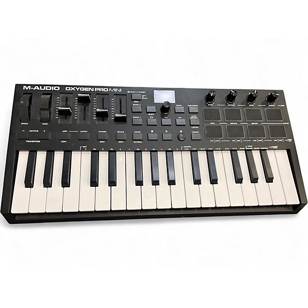 Used M-Audio oxygen pro mini MIDI Controller