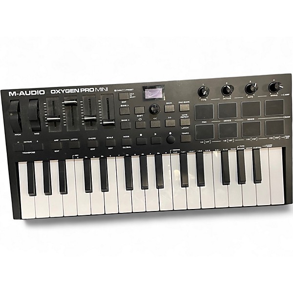 Used M-Audio oxygen pro mini MIDI Controller