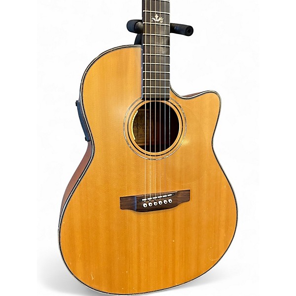 Used 1990s Alvarez AYL1 Natural Acoustic Electric Guitar
