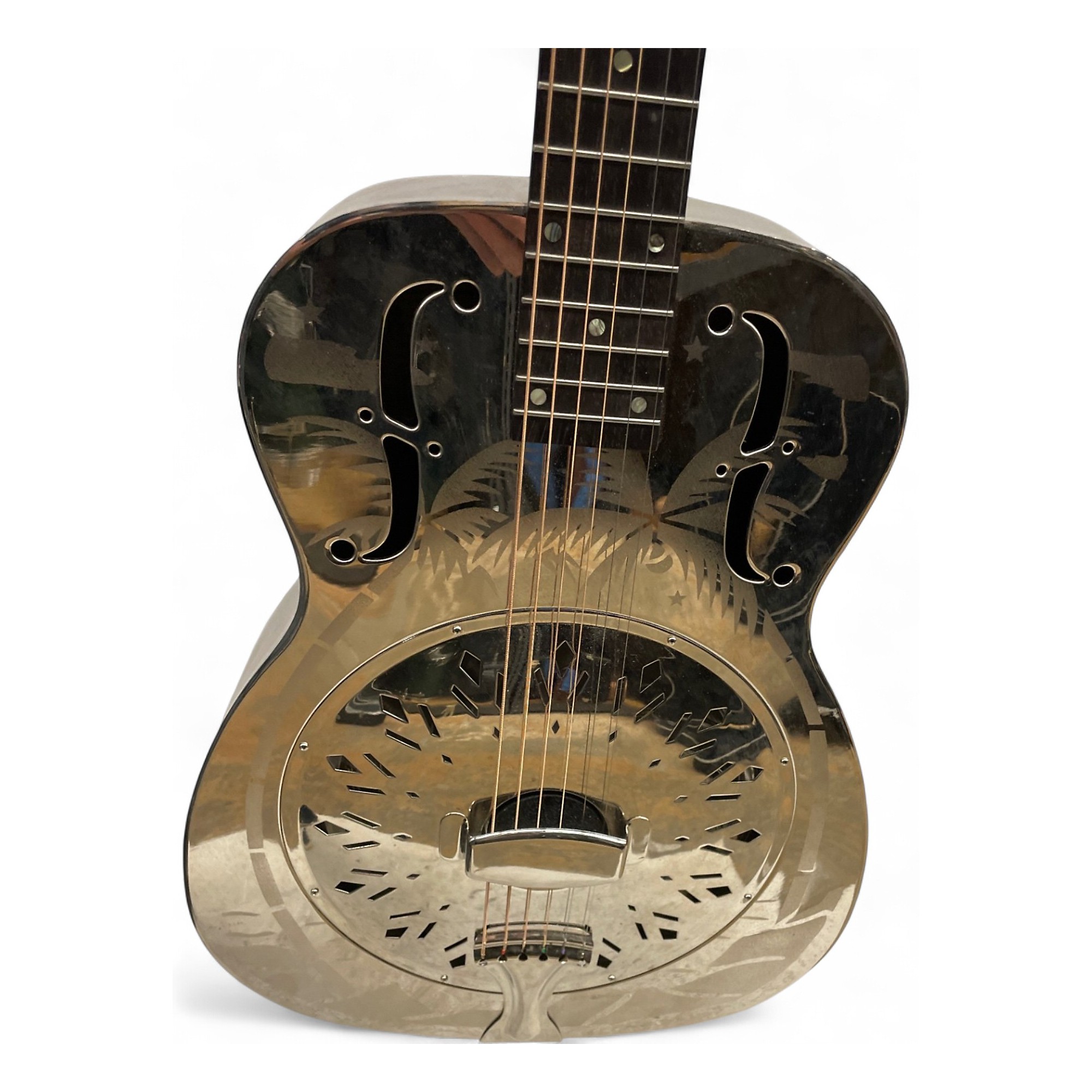 Used Recording King SWAMP DOG RM 997 NICKEL Resonator Guitar