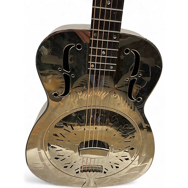 Used Recording King SWAMP DOG RM 997 NICKEL Resonator Guitar