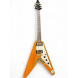 Used Epiphone 1958 Korina Flying V Natural Solid Body Electric Guitar