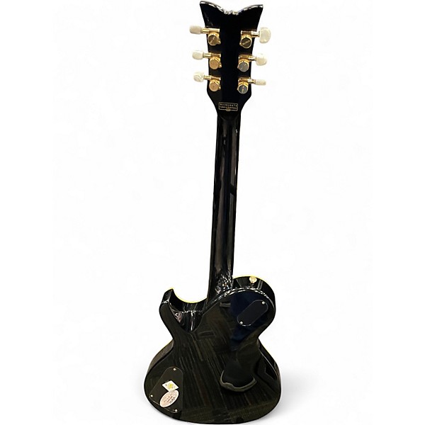 Used Schecter Guitar Research DIAMOND SERIES SOLO III Black Solid Body Electric Guitar
