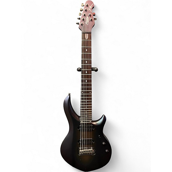 Used Sterling by Music Man Majesty 7 John Petrucci Signature Arctic Dream Solid Body Electric Guitar