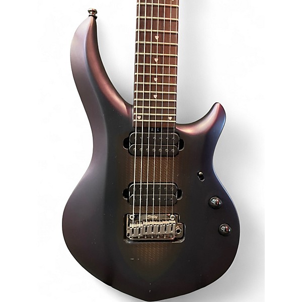 Used Sterling by Music Man Majesty 7 John Petrucci Signature Arctic Dream Solid Body Electric Guitar