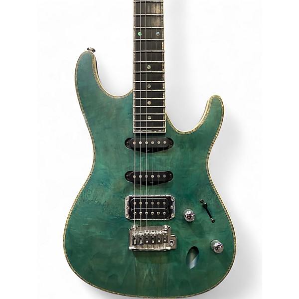 Used Ibanez SA560MB-ABT AQUA BLUE FLAT Solid Body Electric Guitar