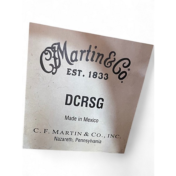 Used Martin DCRSG Natural Acoustic Electric Guitar