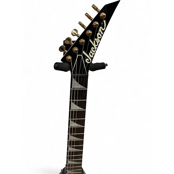 Used Jackson RR3 Randy Rhoads Black and Gold Solid Body Electric Guitar