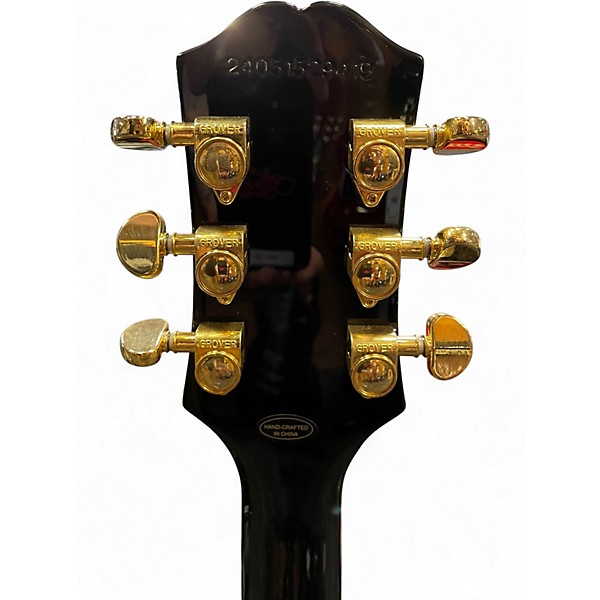 Used Epiphone Les Paul Custom Ebony Solid Body Electric Guitar