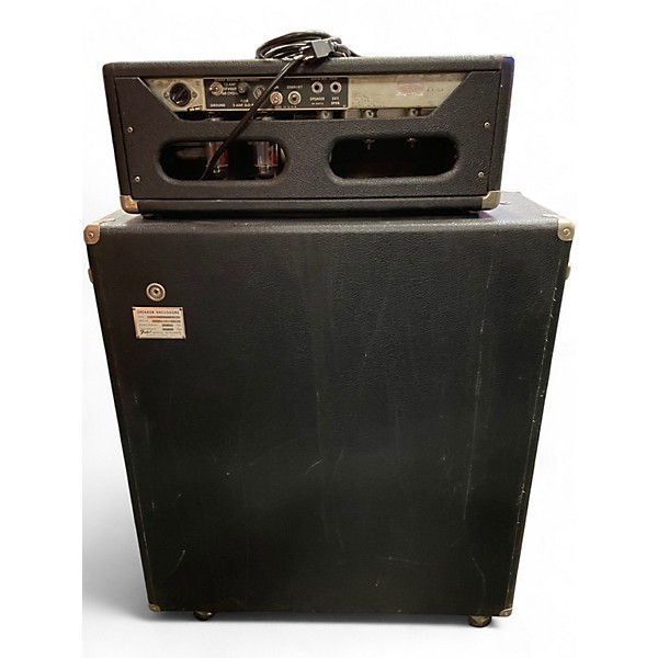 Vintage 1968 Fender 1968 Bassman Amp & VT Bassman Speaker Cabinet Tube Bass Amp Head