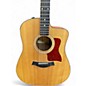 Used Taylor 110CE Natural Acoustic Electric Guitar