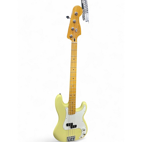 Used Fender PLAYER II P BASS Hialeah Yellow Electric Bass Guitar