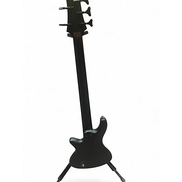 Used Schecter Guitar Research Stealth 5 Satin Black Electric Bass Guitar