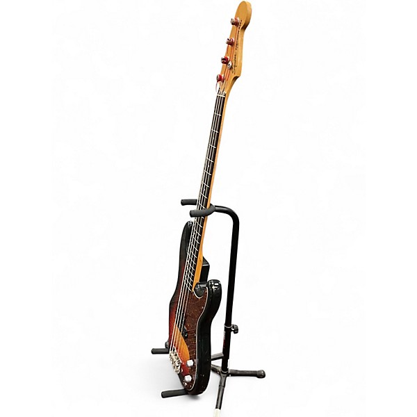 Used Squier Precision Bass Made In Japa Sunburst Electric Bass Guitar