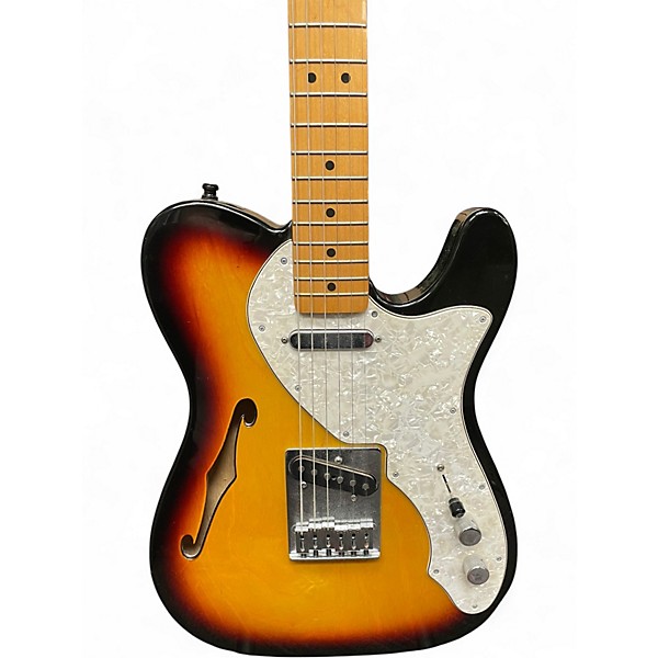 Used Fender TELECASTER THINLINE 2 Tone Sunburst Hollow Body Electric Guitar