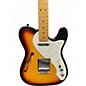 Used Fender TELECASTER THINLINE 2 Tone Sunburst Hollow Body Electric Guitar