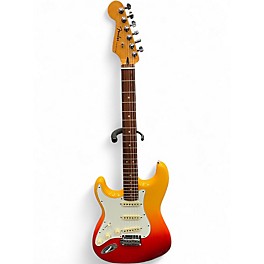 Used Fender Player Plus Stratocaster LEFT HANDED TEQUILA SUNRISE Solid Body Electric Guitar