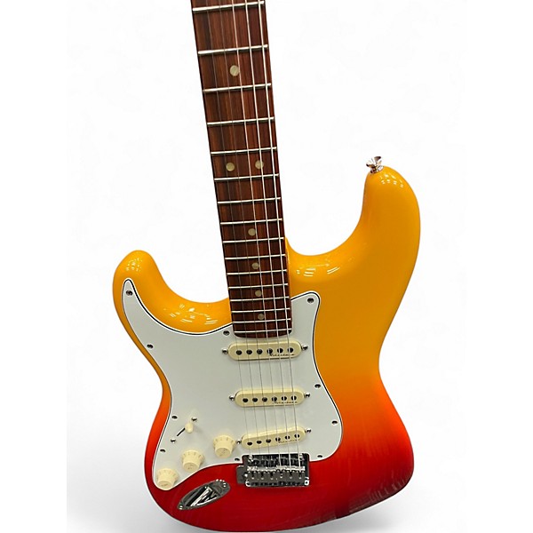 Used Fender Player Plus Stratocaster LEFT HANDED TEQUILA SUNRISE Solid Body Electric Guitar