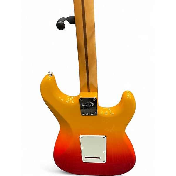 Used Fender Player Plus Stratocaster LEFT HANDED TEQUILA SUNRISE Solid Body Electric Guitar