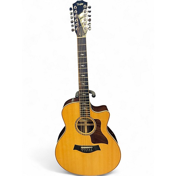 Used Taylor 856CE Natural 12 String Acoustic Electric Guitar