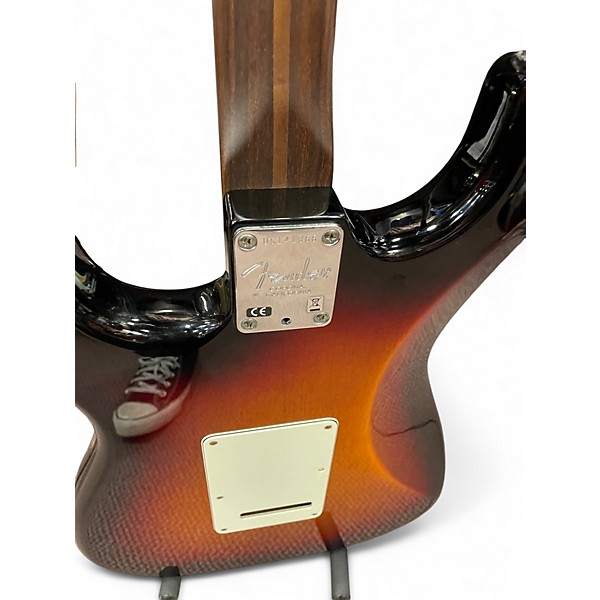 Used Fender American Standard Stratocaster Rosewood 2 Color Sunburst Solid Body Electric Guitar