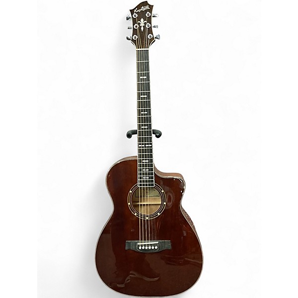 Used Hagstrom Mora Concert MOCON-CE Mahogany Acoustic Electric Guitar