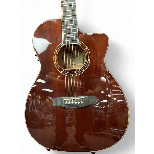 Used Hagstrom Mora Concert MOCON-CE Mahogany Acoustic Electric Guitar