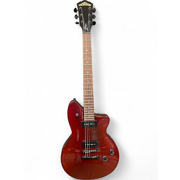 Used Washburn P290 Burgundy Solid Body Electric Guitar