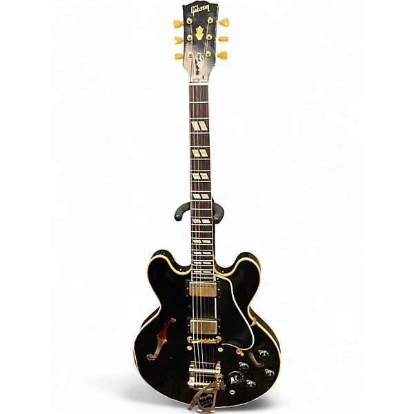 Used Gibson Custom Shop Murphy Lab ES-345 Ebony Hollow Body Electric Guitar