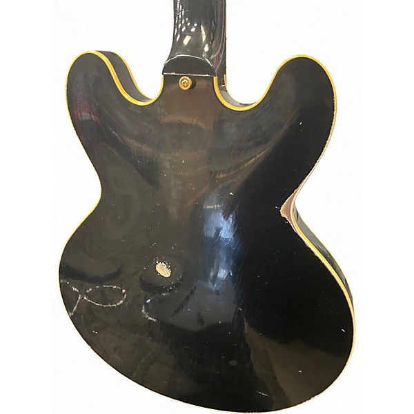Used Gibson Custom Shop Murphy Lab ES-345 Ebony Hollow Body Electric Guitar