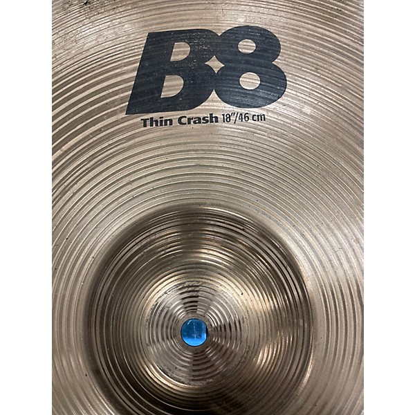 Used SABIAN 18in B8 Thin Crash Cymbal
