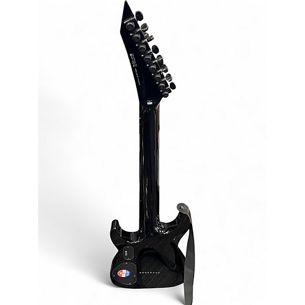Used ESP LTD SC608B Stephen Carpenter Signature Baritone Black Solid Body Electric Guitar