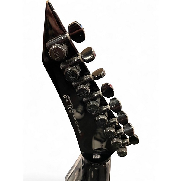Used ESP LTD SC608B Stephen Carpenter Signature Baritone Black Solid Body Electric Guitar