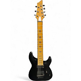 Used Schecter Guitar Research JL-7 Jeff Loomis Signature Black Solid Body Electric Guitar