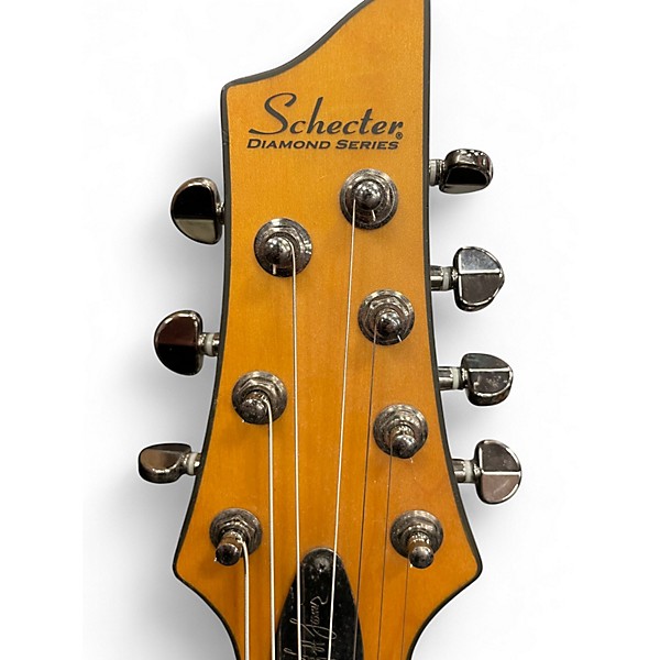 Used Schecter Guitar Research JL-7 Jeff Loomis Signature Black Solid Body Electric Guitar